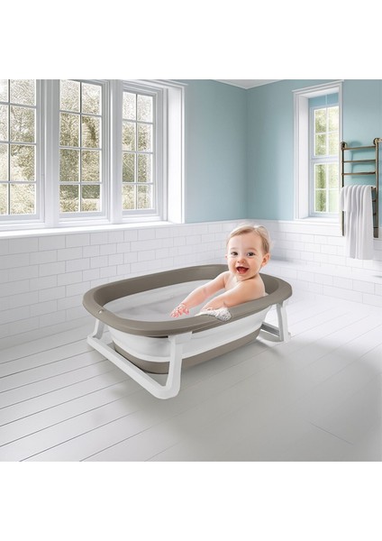 7267 Katlanır Bebek Yıkama Küveti Stone Gri Kız Erkek Çocuk Oyuncak Eğitici Oyuncaklar