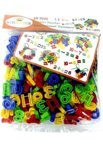 King Kids Eğitici Sayılar 192 Parça Kız Erkek Çocuk Oyuncak Eğitici Oyuncaklar fiyatları