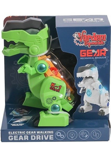 WE-K-1A Müzikli ve Işıklı Robot Dinazor Kız Erkek Çocuk Oyuncak Eğitici Oyuncaklar