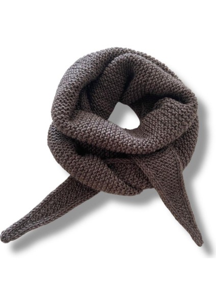 Sophie Örgü Eşarp Fular Şal Pfdkf2 Kahverengi modelleri