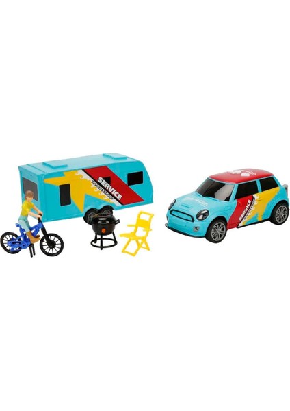 Sesli ve Işıklı Karavan Seti Kız Erkek Çocuk Oyuncak Eğitici Oyuncaklar