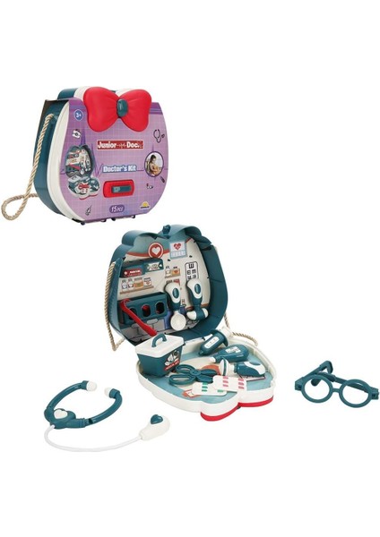 S00004260 Doktor Set Boyundan Plastk Çnta -Sun Kız Erkek Çocuk Oyuncak Eğitici Oyuncaklar
