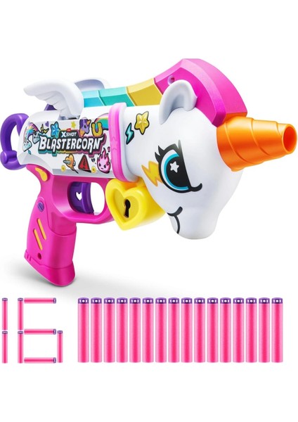 Silah Sünger Atan Blastercorn Seri 1 16 Mermili Kız Erkek Çocuk Oyuncak Eğitici Oyuncaklar fiyatları
