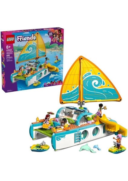 42664 LEGO Friends Gezi Teknesi Macerası 685 Parça +8 Yaş Kız Erkek Çocuk Oyuncak Eğitici Oyuncaklar