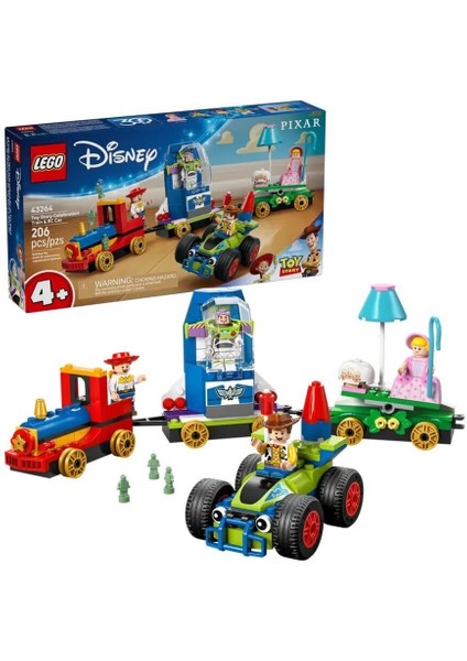 43264 LEGO Disney Toy Story Kutlama Treni ve Rc Araba 206 Parça +4 Yaş Kız Erkek Çocuk Oyuncak Eğiti