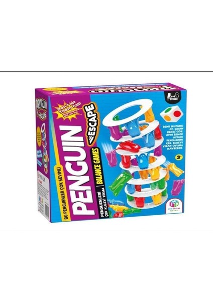 1160 Penguin Escape - Denge Oyunu Kız Erkek Çocuk Oyuncak Eğitici Oyuncaklar