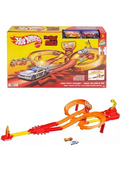 JFD11 Hot Wheels The Hot Ones Crash Speedway Frenzy Kız Erkek Çocuk Oyuncak Eğitici Oyuncaklar
