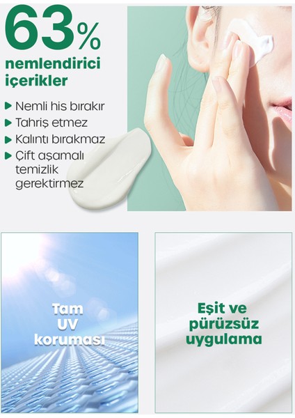 Güneş Kremi Cicamide Centella Asiatica, Seramid Onarıcı, SPF50 Pa 50ML fırsatları