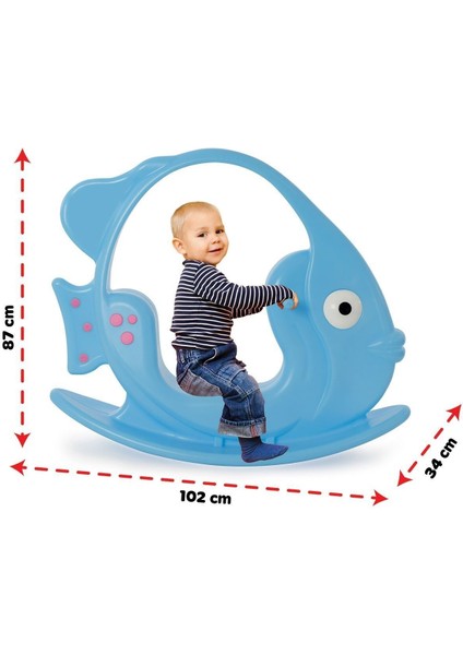 06 151Y Sallanan Balık - Yeşil Renk Kız Erkek Çocuk Oyuncak Eğitici Oyuncaklar fiyatları