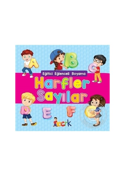 Harfler Sayılar - Eğitici Eğlenceli Boyama