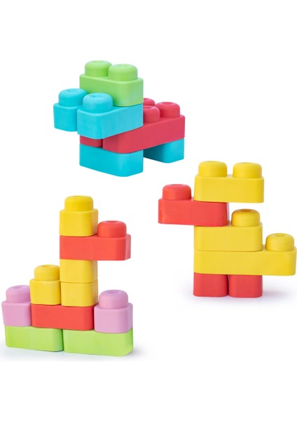Yumuşak Big Bloklar 24 Parça Kız Erkek Çocuk Oyuncak Eğitici Oyuncaklar