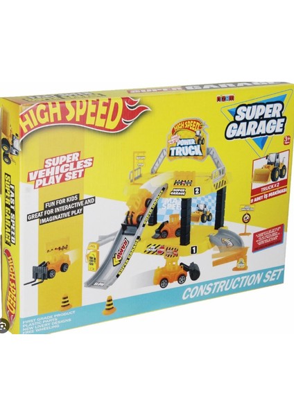 Otopark Seti Iş Makinalı Kız Erkek Çocuk Oyuncak Eğitici Oyuncaklar