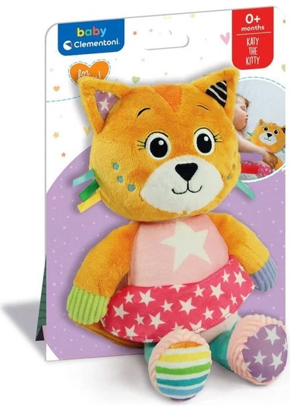 17908 Baby Clementoni - Yumuşacık Kedicik Kız Erkek Çocuk Oyuncak Eğitici Oyuncaklar
