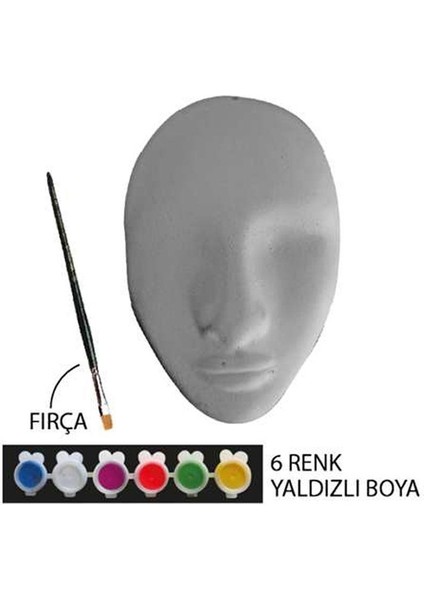 KM5308 Karton Maske Boyama Seti Kız Erkek Çocuk Oyuncak Eğitici Oyuncaklar modelleri