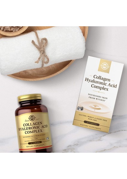Hyaluronic Acid Collagen Complex 120 Mg 30 Tablet+Solgar Vitamin D3 1000 Iu 100 Kapsül modelleri