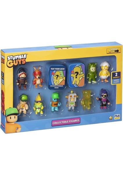 Pmı SG2280 Stumble Guys Delüks Set 12LI -Necotoys Kız Erkek Çocuk Oyuncak Eğitici Oyuncaklar