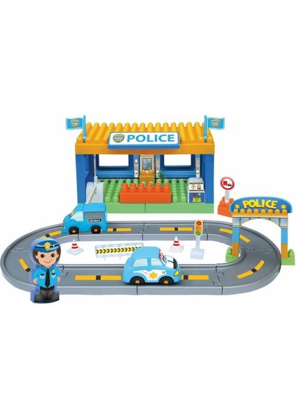 03322 Polis Blok Seti -Dede Kız Erkek Çocuk Oyuncak Eğitici Oyuncaklar fiyatları