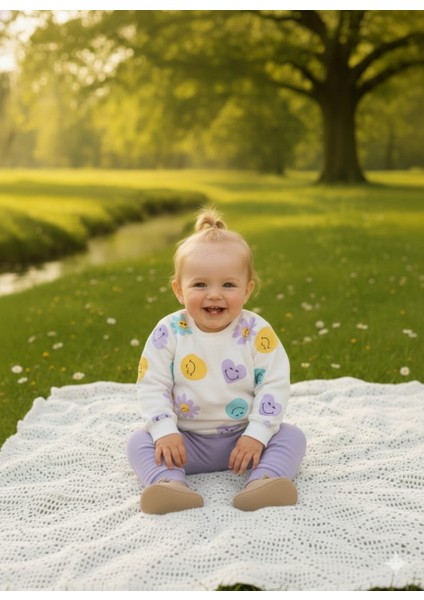 Laura Baby Gülen Surat Alt Üst Kız Eşofmantakımı fiyatları