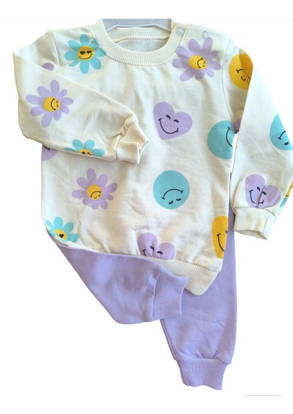 Laura Baby Gülen Surat Alt Üst Kız Eşofmantakımı fırsatları