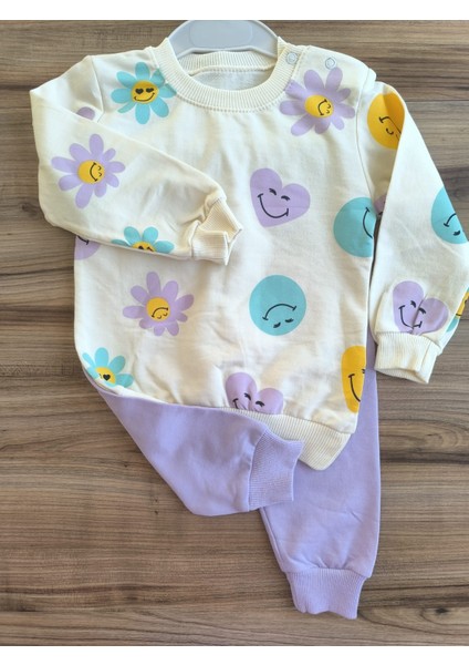 Laura Baby Gülen Surat Alt Üst Kız Eşofmantakımı