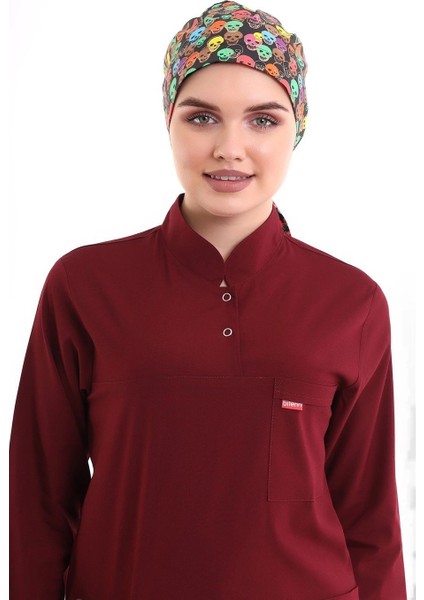 Tesettür Bone - 9007 Rekli Kuru Kafa