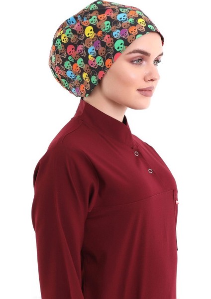 Tesettür Bone - 9007 Rekli Kuru Kafa modelleri