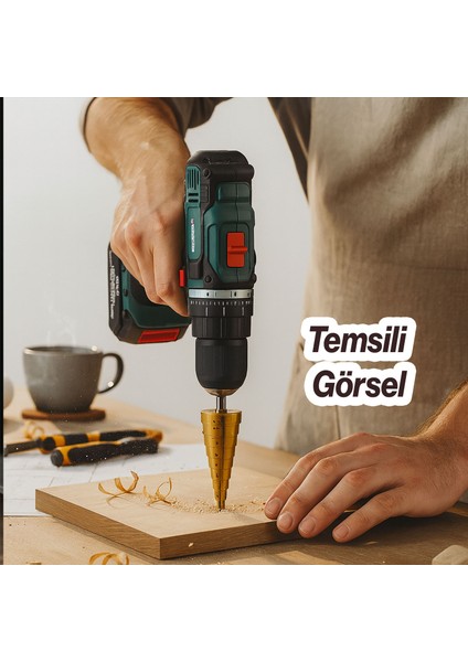 Kademeli Matkap Ucu 4 20 mm Titanyum Kaplama Metal Sac Delme Spiral Uç Seti Konik Basamaklı Çelik indirimleri