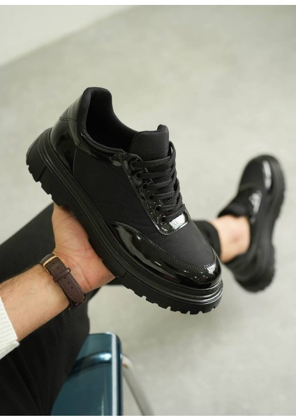 Kb-B2 Kuback Kömür Rugan Paraşüt Günlük Erkek Ayakkabı modelleri