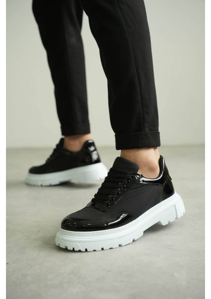 Kb-B2 Kuback Siyah Rugan Paraşüt Günlük Erkek Ayakkabı