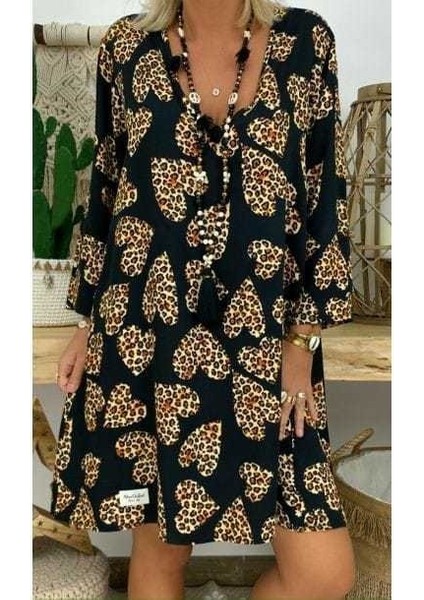 Kadın Uzun Kollu V Yaka Uzun Kol Mikro Midi Boy Elbise fiyatları