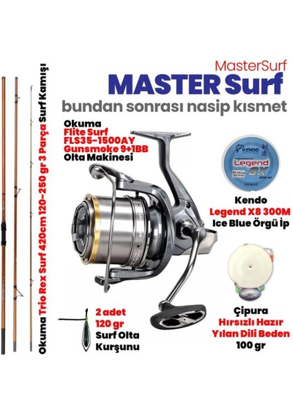 Master Surf Takımı - Uzun Atışlar Için Set