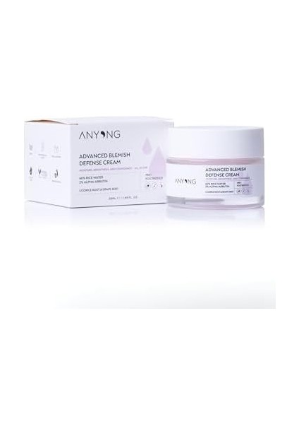 Anyong Geliştirilmiş Leke Karşıtı, Aydınlatıcı, Nemlendirici Krem 50 ml (%60 Pirinç Suyu &%2 Alfa Arbutin) fiyatları