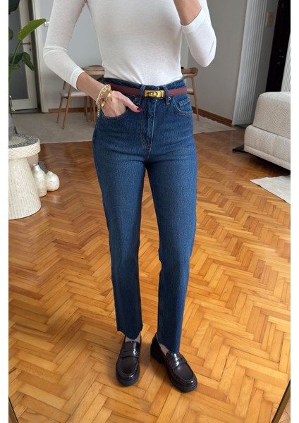 Yeni Sezon Kesik Paça Jean- Mavi modelleri