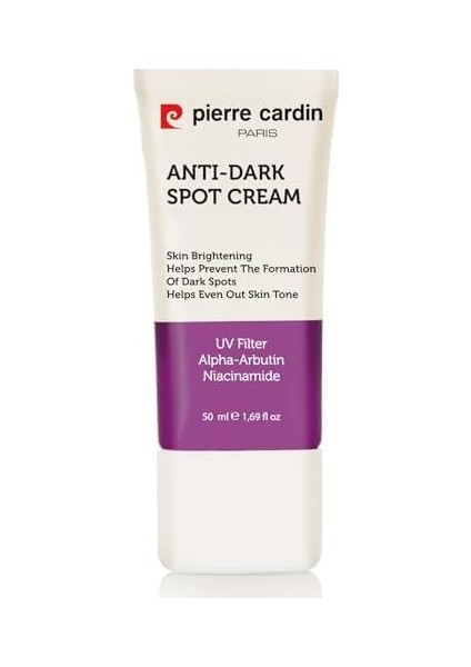 Pierre Cardin Leke Karşıtı ve Cilt Tonu Eşitleyici, Uv Koruyuculu, Aydınlatıcı Günlük Bakım Kremi Yüz ve Vücut 50 ml