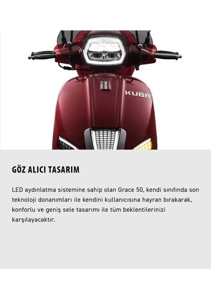 Grace 50 Motosiklet Beyaz fiyatları