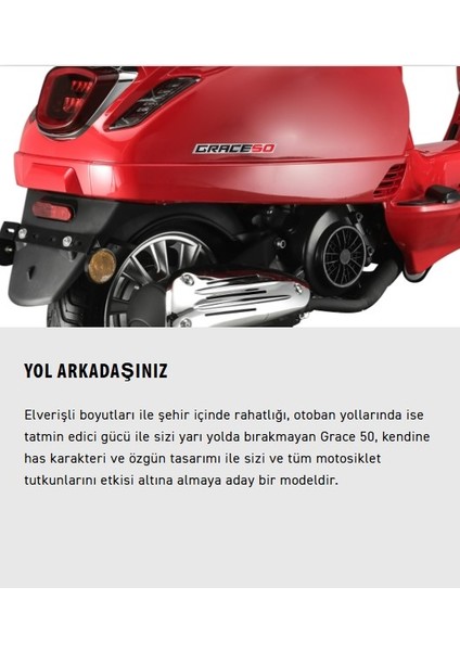 Grace 50 Motosiklet Beyaz fırsatları