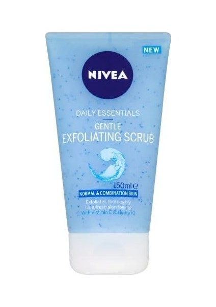 Nivea Canlandırıcı Yüz Peelingi 150ML, Lotus Çiçeği, Ölü Deri Arındırıcı, E Vitamini, Normal ve Karma Cilt