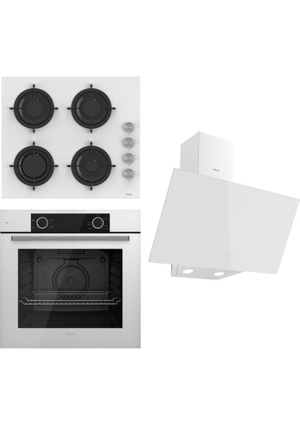 Statik Cs Serisi Beyaz Set (CS206 + XE61CB +D078 )