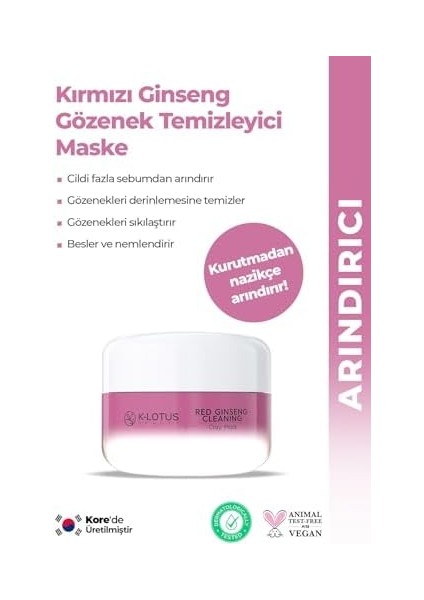 K-Lotus Beauty Kore 3'lü Etkili Bakım Maske Seti fiyatları