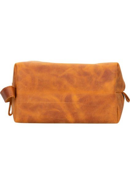 Galli Hakiki Deri Seyahat Kozmetik Çantası, Large