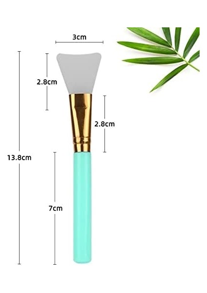 Buffer® 2li Silikon Temizlemesi Kolay Kullanılabilen Yüz Cilt Bakımı Maske ve Krem Spatulası