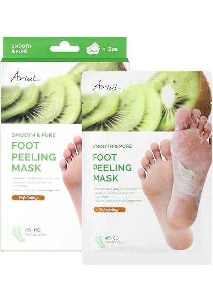 Ariul Smooth & Pure Exfoliating Foot Peeling Mask- Yenileyici & Arındırıcı Ayak Peeling Maskesi