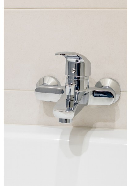 Dalyan Mix Banyo Bataryası Duvara Monte Paslanmaz Krom - Şık ve Modern Tasarım DL-323