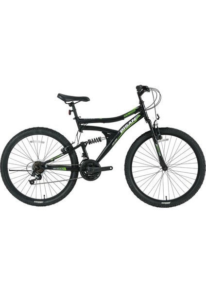 Mts 4300 Ams.erkek Dağ Bisikleti 40CM V 24 Jant 21 Vites Mat Siyah Yeşil