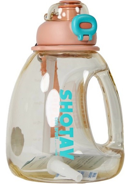 Shotay Hippo Tritan Matara Xl 1300 ml Kız Erkek Çocuk Oyuncak Eğitici Oyuncaklar
