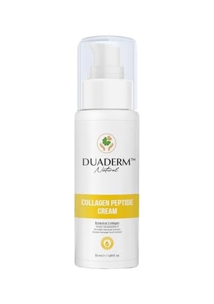Duaderm Kolajen Peptid Krem, Hyaluronik Asit ve Alpha Arbutin Içeren Cilt Bakım Kremi, 50 ml