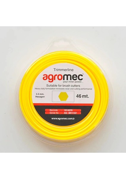 3.30mm 46 mt Altı Köşe Motorlu Tırpan Misinası fiyatları