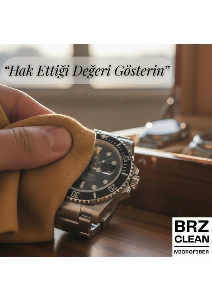 Lux Shıne Güderi Parlatma Bezi | Altın, Gümüş, Mücevher, Saat Temizleme Bezi ✨ Değerli Eşyalar Için Parlaklık ve Koruma