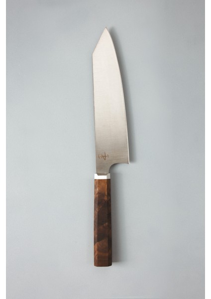 Pinnacle Serisi, N690 Kiritsuke Şef Bıçağı, 21 cm, Amerikan Ceviz, Paslanmaz Çelik