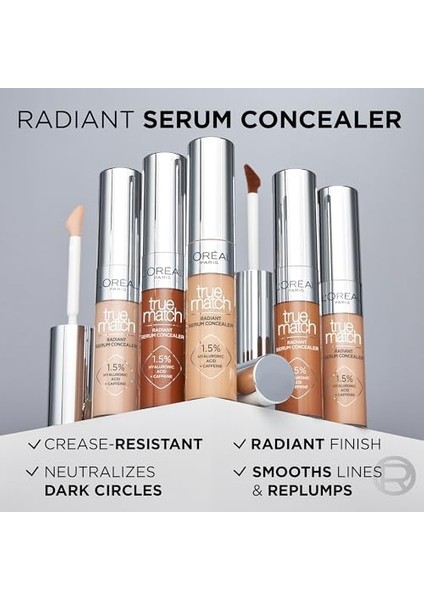L'oréal Parıs True Match Aydınlatan Serum Kapatıcı - 4n modelleri